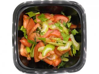 Салат из помидор с зелёным луком