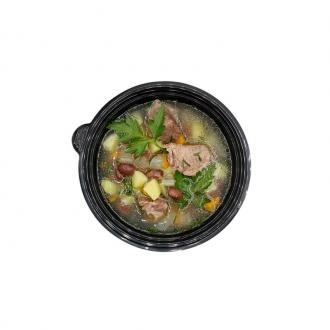 Суп фасолевый с мясом Суп фасолевый с мясом